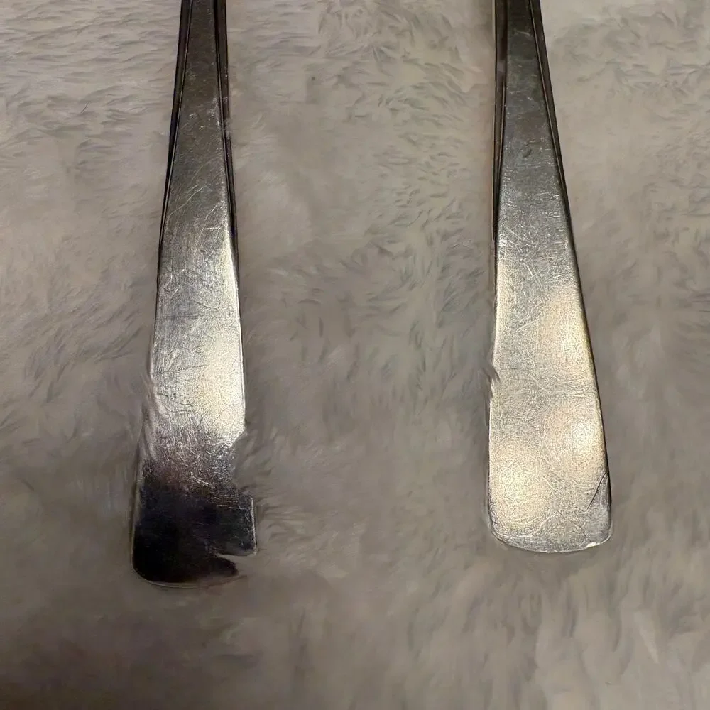 WM Rogers International Silver Plate Serving Spoon & Fork Set Serveware